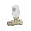 Brass thermostatic radiator valve